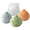 Christmas Crystal Ball Shape Silicone Candle Molds For Resin Casting Making Candle Soap Home Decoration Holiday Present