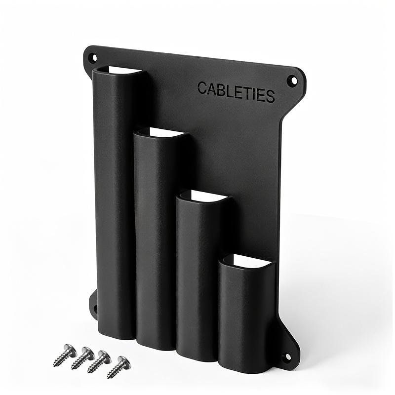 Wall Mounted Cable Ties Storage Rack Multi Slot Organizer Holder for Workshop Garage Organizer Management