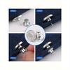 12Pcs/ Set Button Pins For Loose Jeans Pants, For Jean Button Tightener Replacement Adjustable Reusable Metal Clips Reduce Too Big Pants Waist