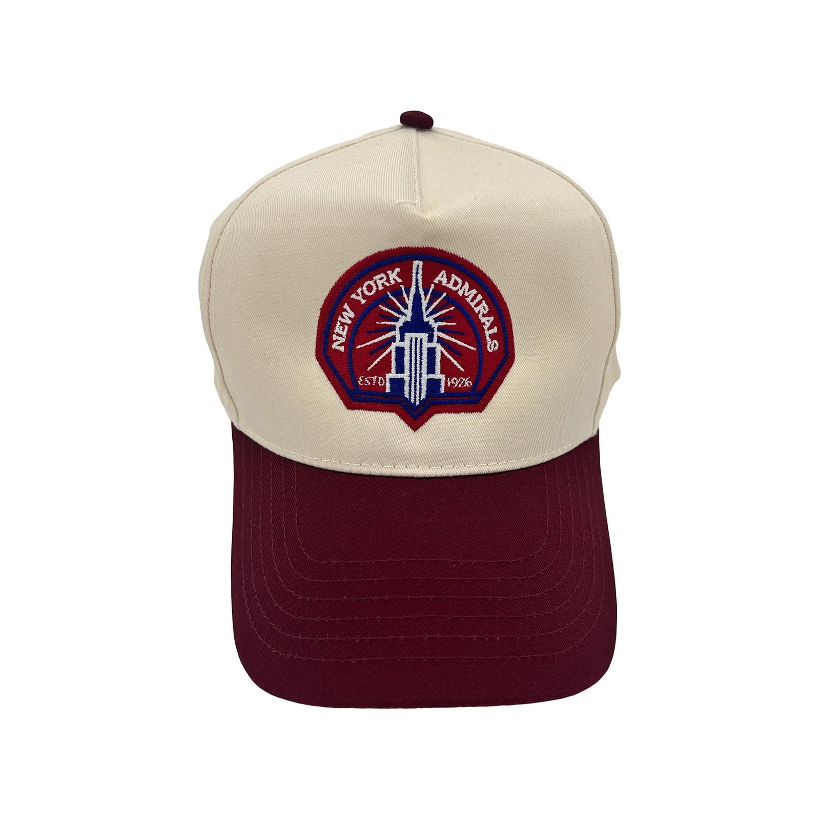 Бейсболка американская ретро мужская и женская шляпа регулируемая бейсболка 1 упаковка One Size красный