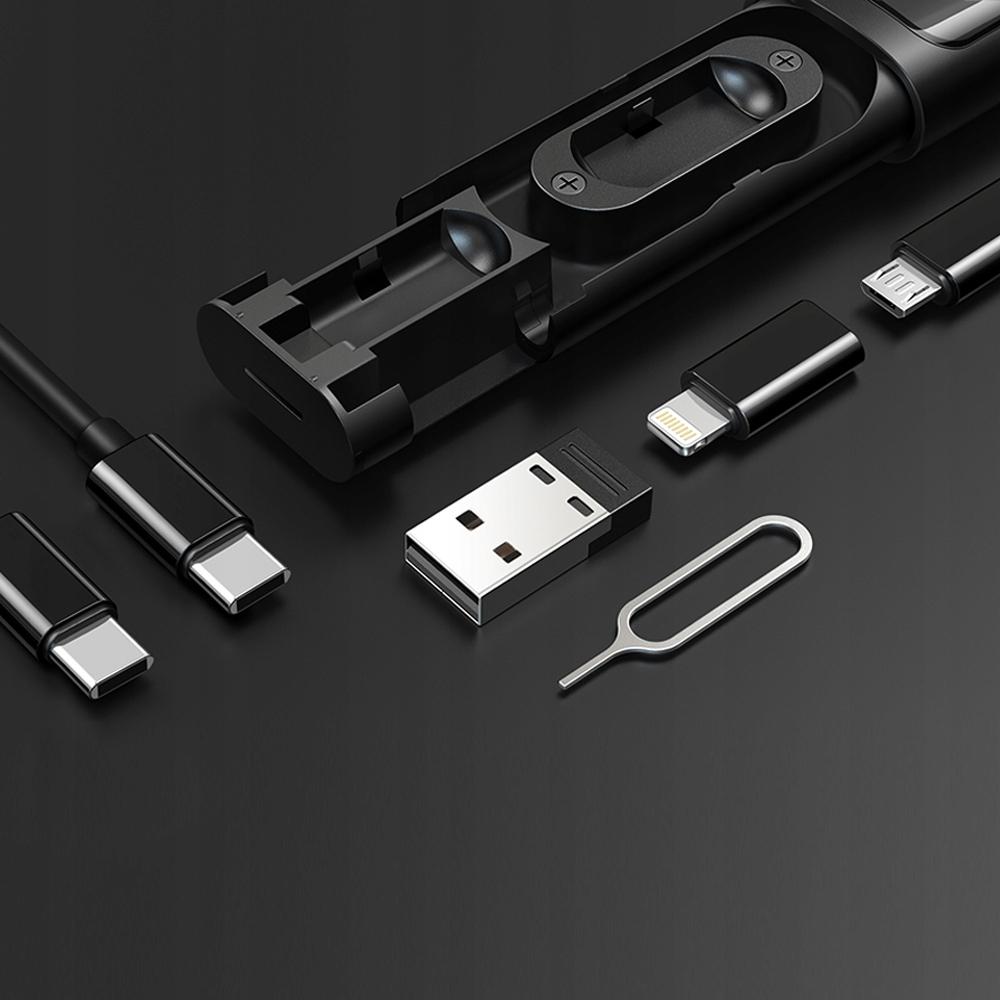 Cestovní sada adaptérů a kabelů pro telefon a počítač s pouzdrem 9v1 Mcdodo