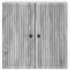 Wall Mounted Cabinet Grey Sonoma 59 x 31 x 60 cm Particleboard
