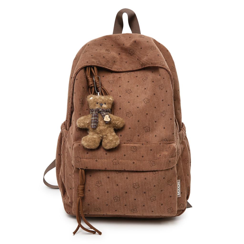 Schoolbag1011 New Mori Small Fresh Backpack Korean Junior High School Student School Bag Polka Dot Girl Cute Backpack