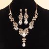 Shiny Rhinestone Jewelry Set Luxury Women's Jewelry Set  Outfit Accessory