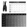 [Santic] Men's Bib Shorts, Cycling Bib Pants, Road Bike, Bicycle, Cycling Wear, Spring/Summer (Black, Size L)