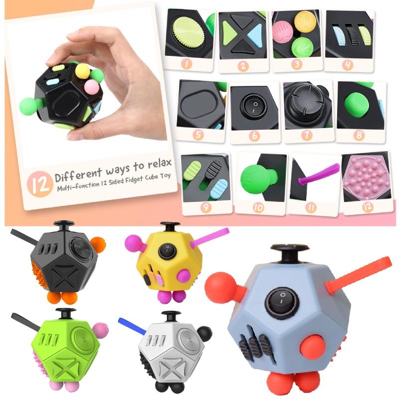 Dodecagon Fidget Cube Superior Anti-stress Toy For Adults Kids