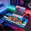 Custom Name Personalized One Piece Pattern Mousepad, Laptop PC Desk Mat, Decorative Desk Mat for Home Keyboard Pad Gift