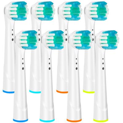 Testine di ricambio standard per spazzolino da denti da 8 pezzi per testine di ricambio per spazzolino elettrico Oral B Braun