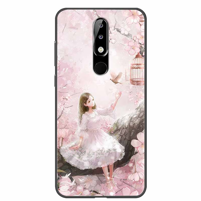 Per Nokia 6.1 Plus Custodia Adorabile Morbido Silicone Cartone Animato Gatto TPU Custodie per Telefono per Nokia X6 Copertura 6.1Plus Carina Coque per NokiaX6 Guscio