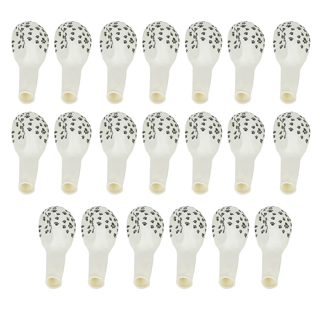 20Pcs Animal Pattern Balloons Round Latex Balloons Decoration for Birthday/Party
