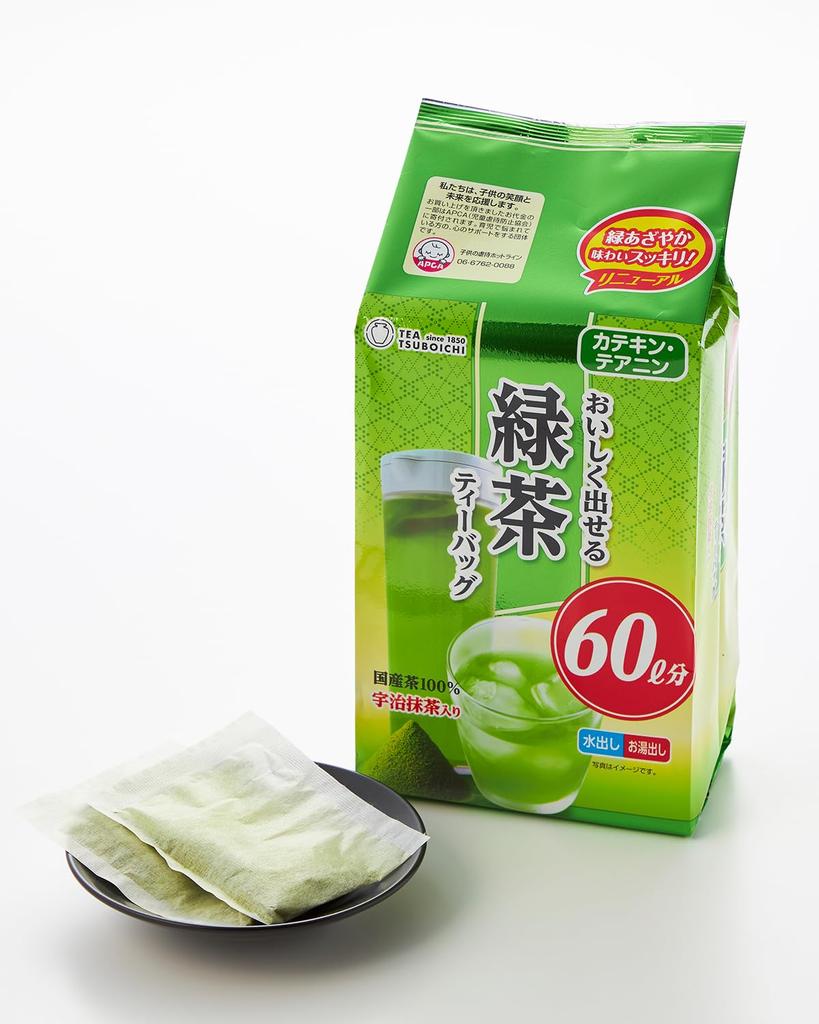 Tsuboichi Tea Shop, Tsuboichi Delicious Green Tea Tea Bags, 160g (40 Bags)