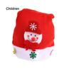 Unisex Weihnachtsmütze Kinder Neujahrsparty Beanie Batteriebetrieben Leuchtende LED Leuchtend