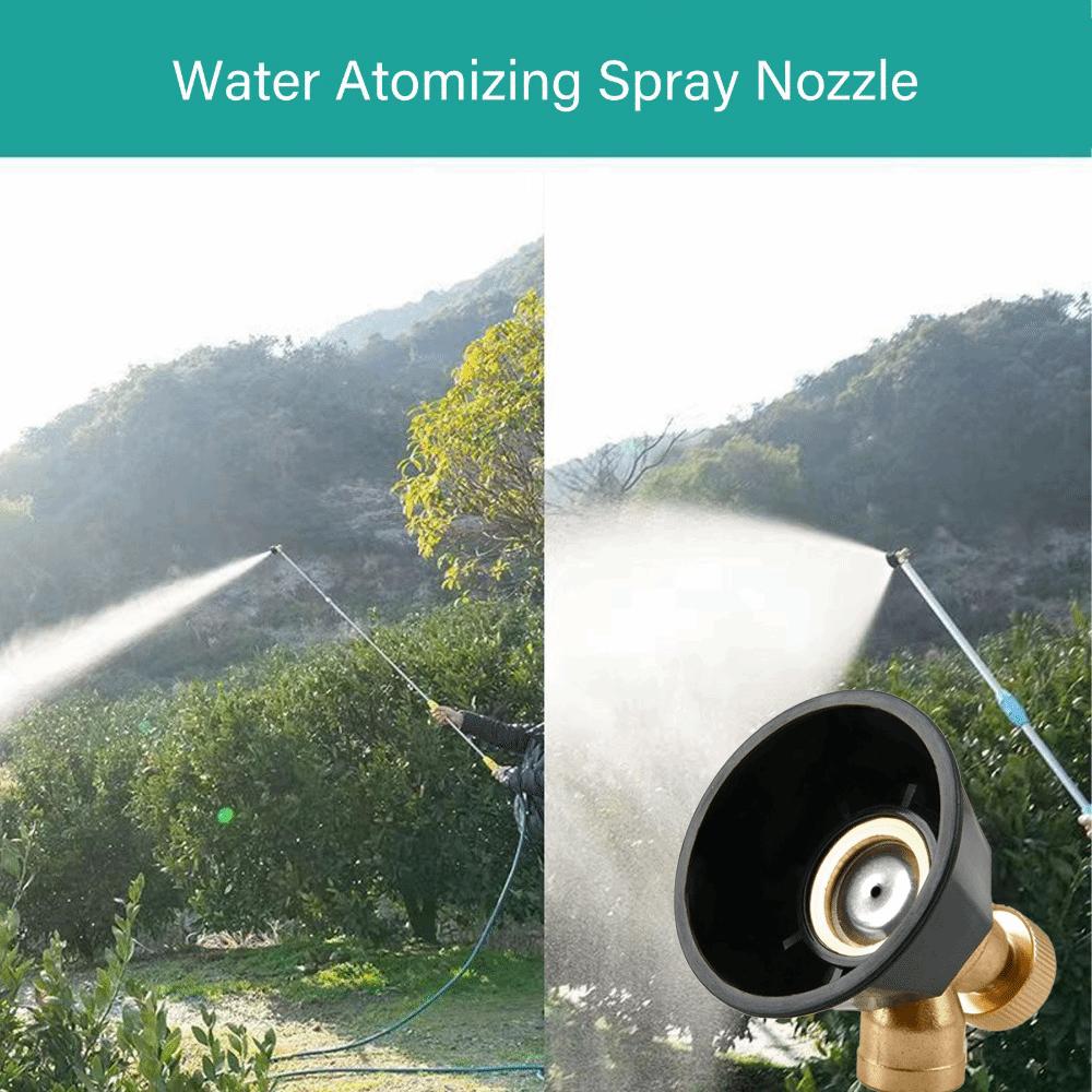 4 Set M14 X 1.5 Female Thread Adjustable Misting Nozzle Easy Install Adjustable Water Atomizing Spray Nozzle Copper and Plastic