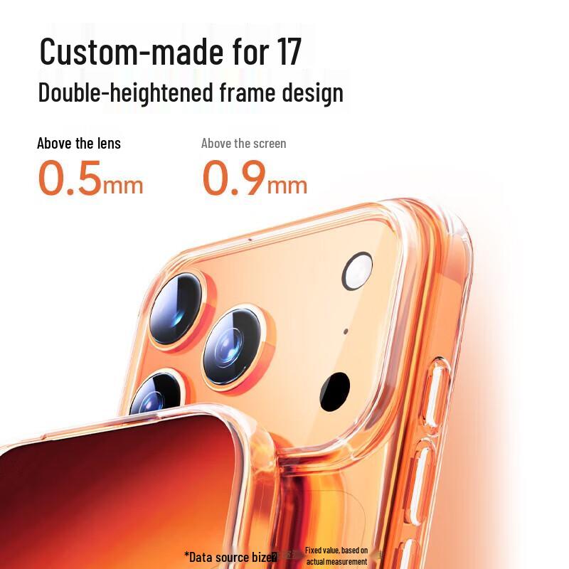 BIAZE Transparent Full-Wrap Phone Case for iPhone Air