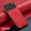 iPhone 17 Pro Max Elk Cloth Texture Drop-Proof Protective Case