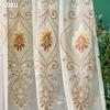 1PC LOZUJOJU European Style High-end Tulle Embroidered Sheer Curtains for Living Room Bedroom Balcony Window Home Decor