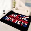 Band A-ArcticS M-Monkeys Floor Mat Floor Mat Soft Flannel Non-Slip Door  Rug for Living Room