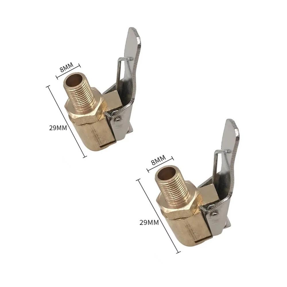 Tire Pump Nozzle - Car Inflatable Quick Connector Air Pump Thread Nozzle, Universal Car Air Valve Adapter Auto Tire Accessory