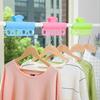 1PC Plastic Windproof Clamp Clothesline Pole Quilt Drying Clip Outdoor Clothes Hanger Fixed Clamp