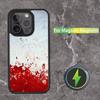 HALLOWEEN BLOODY SPLATTER Phone Case For iPhone 17,16,15,14,13,12,11,Pro,Max,Plus,Mini,SE Magsafe Magnetic Wireless Charging