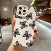 Black Butterfly Pattern Phone Case For iPhone 16 15 14 13 12 11 Pro Max Mini 7 8 Plus XS XR X Shockproof Silicone Soft Cover