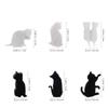 6pcs Wine Glass Markers Silicone Cat Drink Cup Charms Tags Glass Cup Sign for Wedding Party Decorations Champagne Cocktail Glass