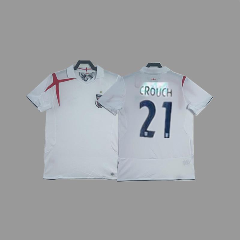 Vintage jersey Owen Rooney Beckham Lampard Gerrard classic football jersey England national team jersey