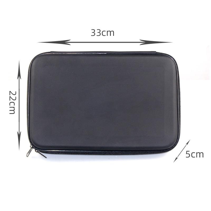 European Style Fishing Alarm & Tackle Bag: Hard Rod Swing Tip Tensioner Storage Box with Zipper