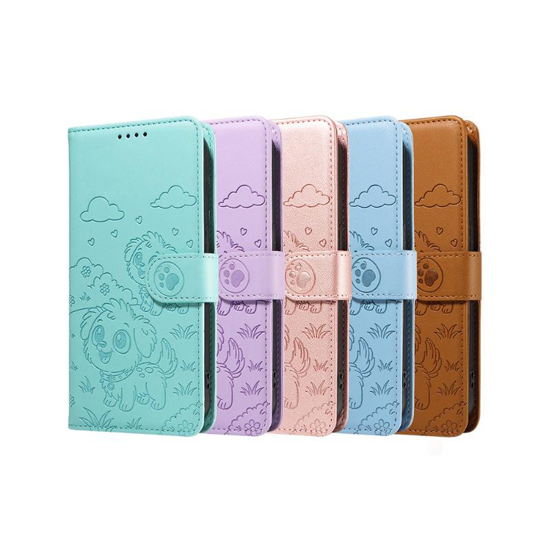 Apple AIR Flip-Cover Leather Case for iPhone 17 & Samsung, with Card Slot & Magnetic Closure