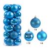 24pcs Christmas Balls Xmas Tree Hanging Ornaments 3/4/6cm Home Party Navidad 2026 New Gift Decorations