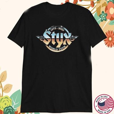 Styx Chrome Still Rockin' In 1972 2023 World Tour T-shirt Size S-5XL
