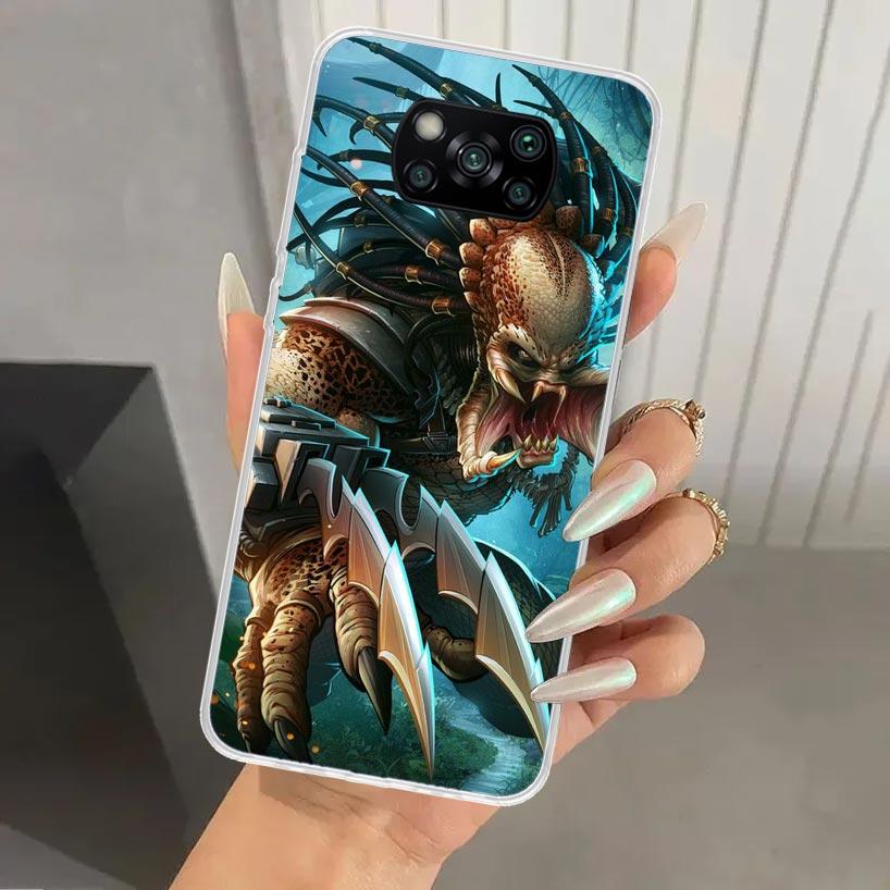 

Alien Vs Predator Painted Phone Case for Xiaomi Poco X5 X6 X7 Pro F7 Ultra M7 Redmi 15 15C 13 13C 12 12C 10 10A 10C 9 9A 9C 9T S Xiaomi Poco M7 4G
