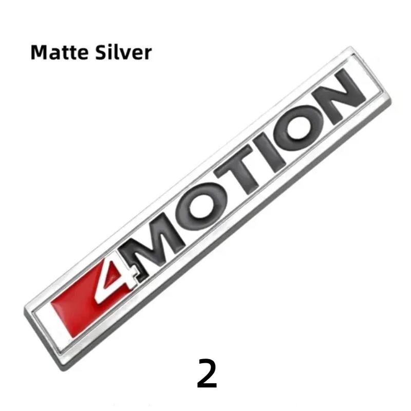 3D Kovové Logo 4motion Zadní Kufr Znak Emblém Samolepka Nálepky