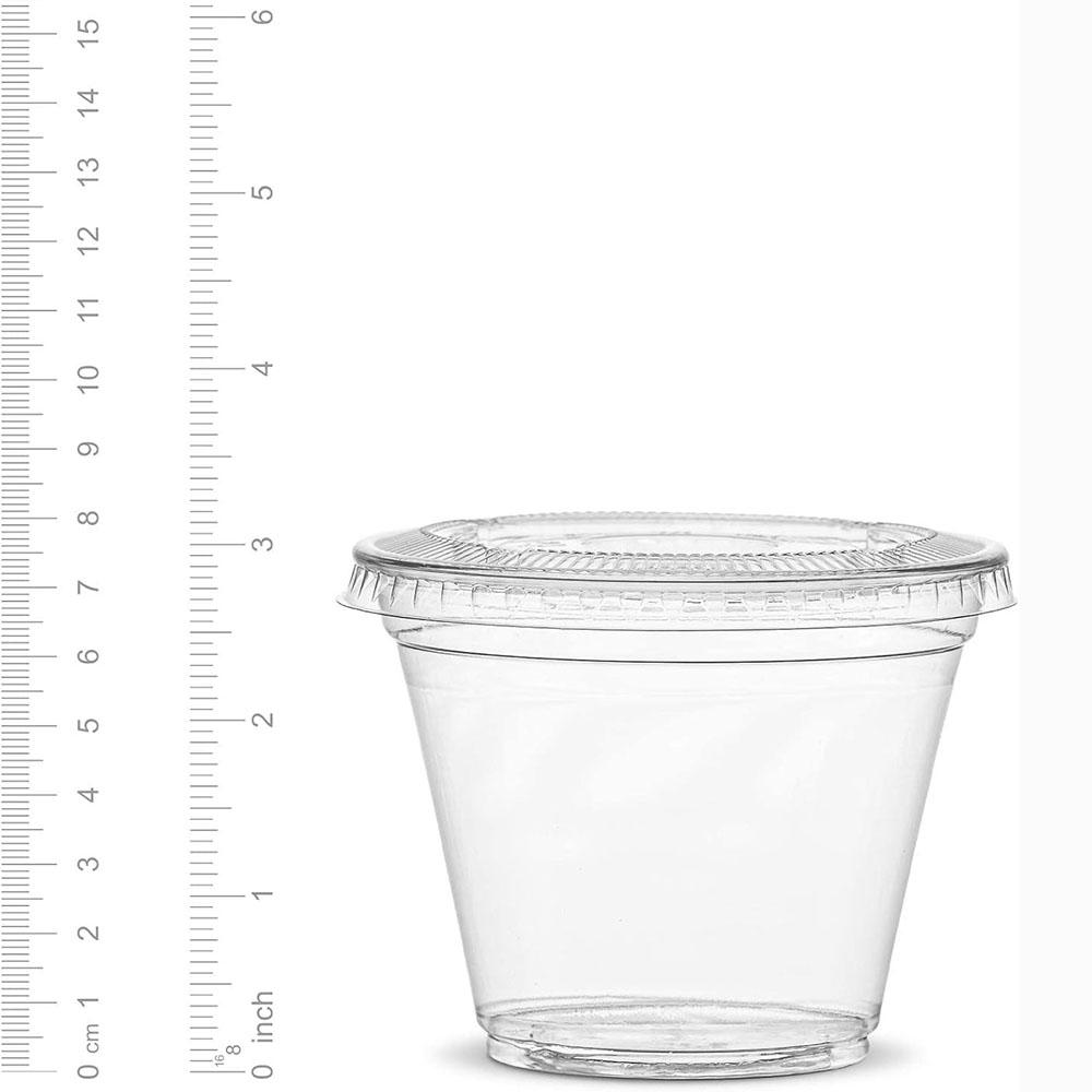 9 oz Plastic Cups with Lids, Disposable Clear Cups, Cold Drink Containers for Beverage, Parfait, Smoothie