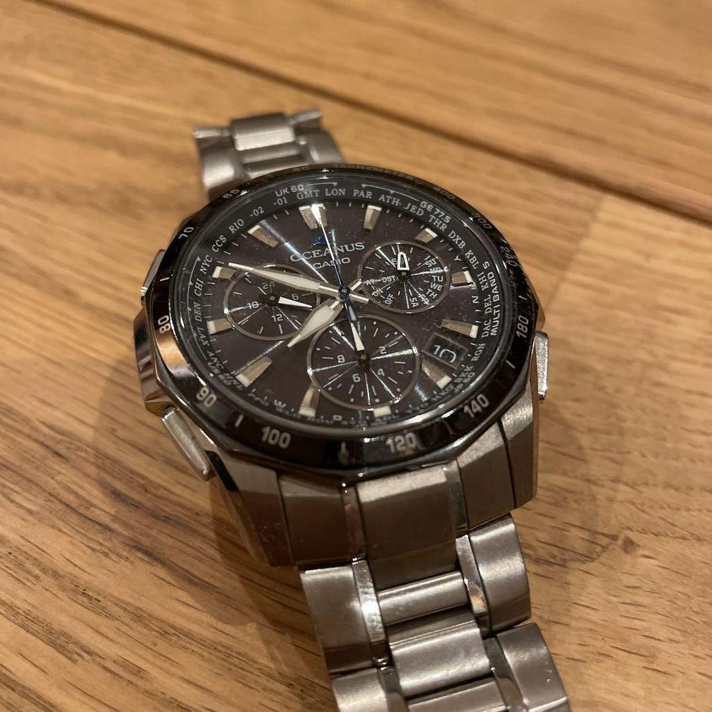 Used Casio Watch Men's Oceanus OCW-S1000