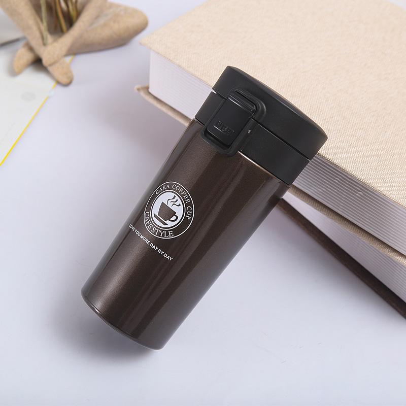 304 Edelstahl Kaffeetasse Doppel Vakuum Glaskolben Business Büro Geschenk Tasse