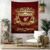 Liverpool Fc Custom Your Name Wall Decor Tapestry Art For Pet Memorial Birthdaywedding Party Backdrop Family Gift