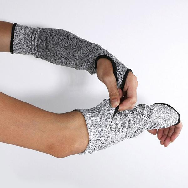 1PC New Safety Arm Sleeve Anti Cut Puncture Proof Guard Bracers Protector Sport Drive Work Arm Anti-cut Protective Safety Glove