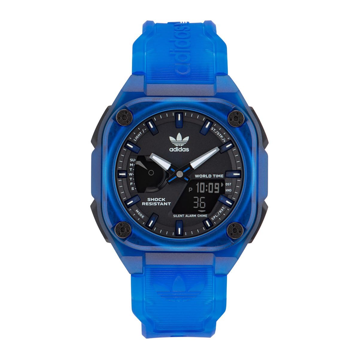 

Оригинальные повседневные часы City Tech 1 AOST23058 Синие [Часы Adidas] [Б/у]