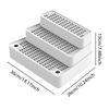 Automatic Cat Litter Box Ramp Mat Washable Footboard for Indoor Elderly Cats Ramp for Automatic Cat Litter Box Non Slip Feet