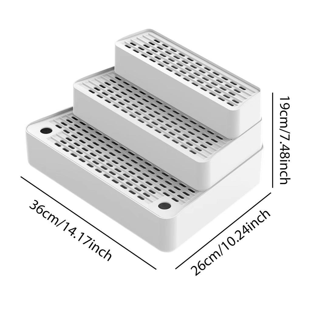 Automatic Cat Litter Box Ramp Mat Washable Footboard for Indoor Elderly Cats Ramp for Automatic Cat Litter Box Non Slip Feet