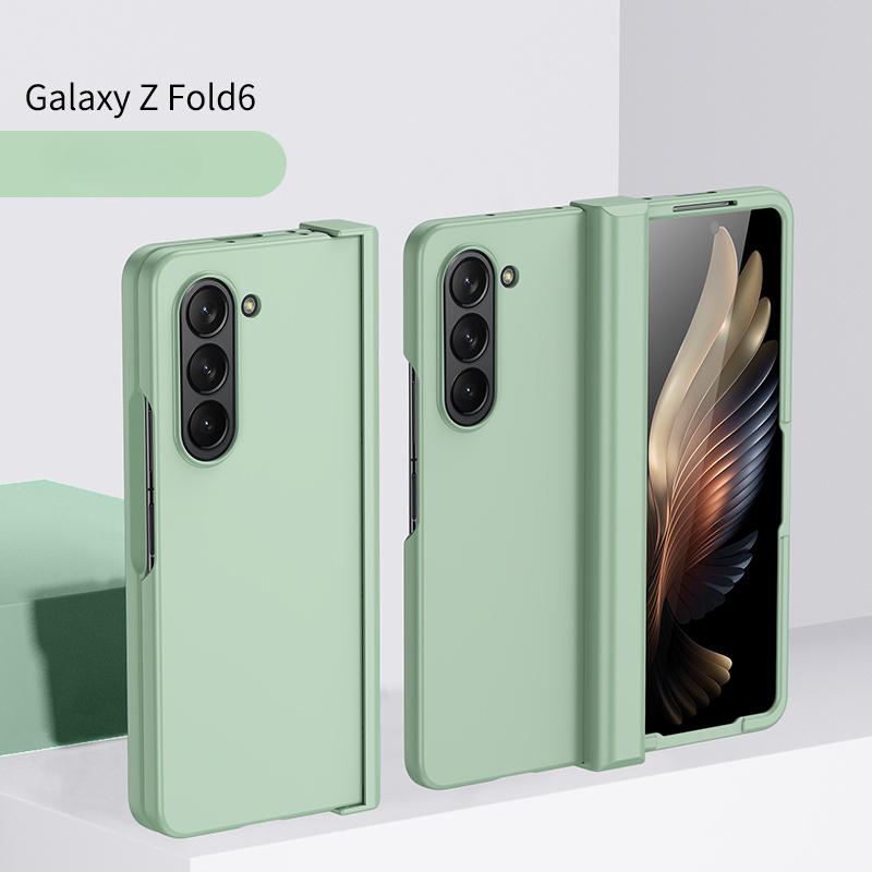 Θήκη Skin Feel για Samsung Galaxy Z Fold 6 5 4 3 Fold 5 Fold 6 Protection Αντικραδασμικό Σετ κάλυμμα μεντεσέδων 3 τεμαχίων κατά των γρατσουνιών