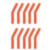 10Pcs/set Soft Silicone Straw Covers Metal Straws Tips Covers Fit for 8MM Wide Reusable Stainless Steel Straw Nozzles