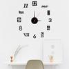 DIY Luminous Wall Clock Silent Movement Easy-to-read Decorative Modern Wall Clock for Living Room Bedroom