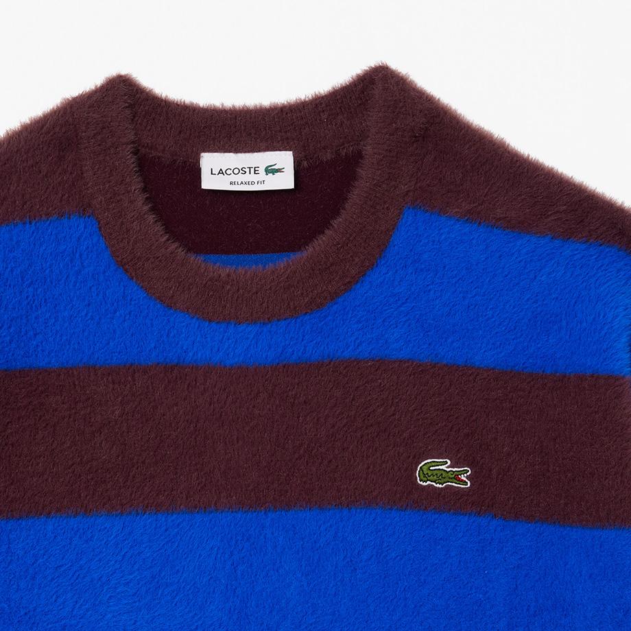 [Lacoste] Men's Double-Face Stripe Pullover AH2915-54NIB7
