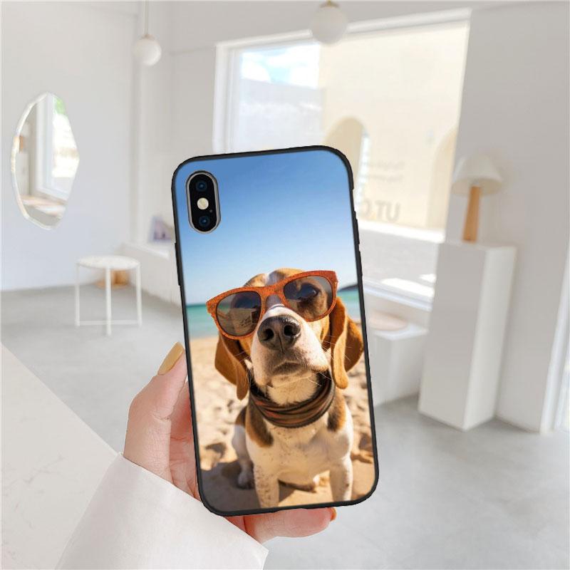 LO14 Beagle Dog Soft Shell Phone Case for Redmi Note 10 11 12 Pro Max 10S 10C 10T 11A 11S 12S 12C