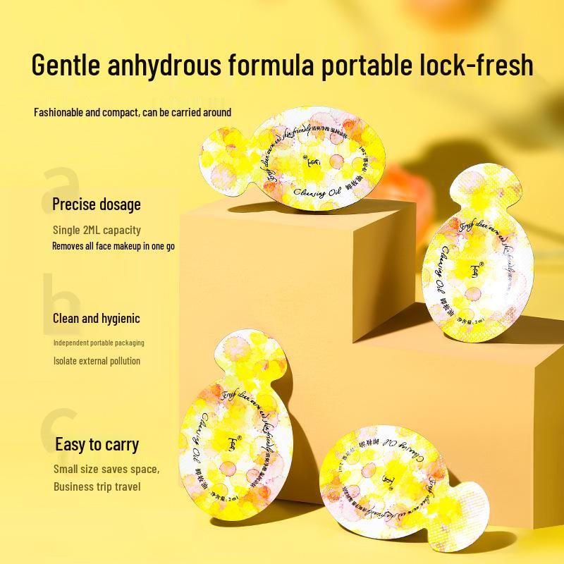 Portable Single-Use Cleansing Oil Bags for Women