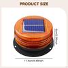 Solar Strobe Light for Car Warning Marine Trucks Crane Tower