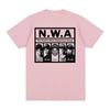 Nwa Hip Hop Cool Vintage TShirt Swag Skate Streetwear Y2k 90s Cotton Unisex Unisex Short Sleeve Crew Neck Tee Unisex Fashion Top