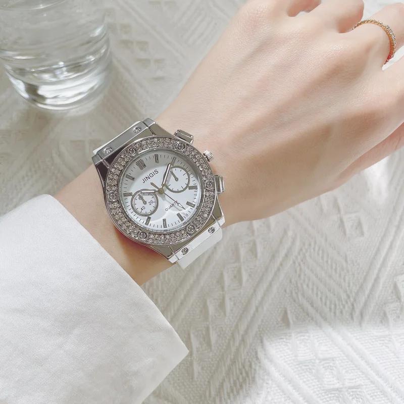 Silicone Women Watches Luxurious Brand Casual Diamond Female Quartz Wristwatches Simple Sport Clock Relogio Feminino